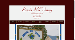 Desktop Screenshot of brookshillwinery.com