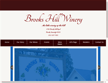 Tablet Screenshot of brookshillwinery.com